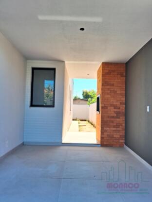 Casas em construção no Bairro União