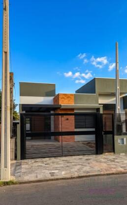 Casas em construção no Bairro União