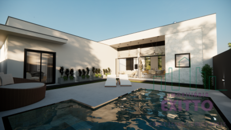 CASA PLANA 3 DORMITÓRIOS