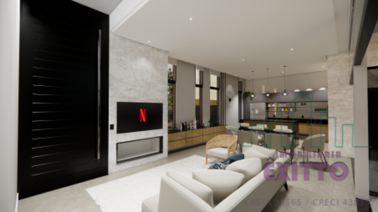 CASA PLANA 3 DORMITÓRIOS