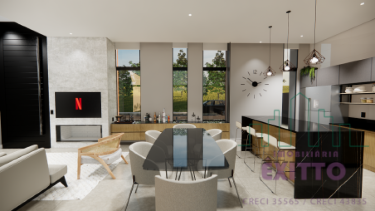 CASA PLANA 3 DORMITÓRIOS